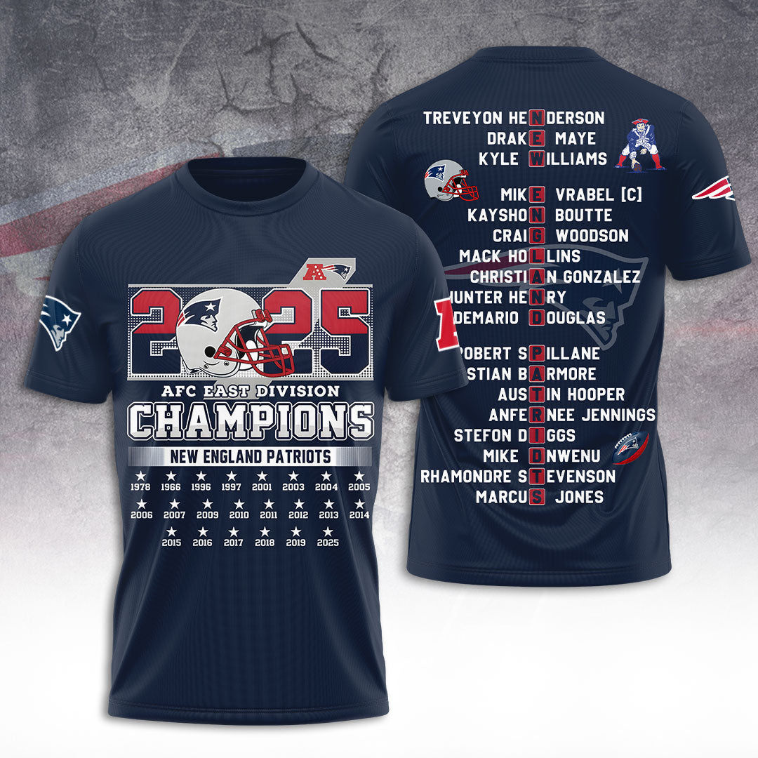 New England Patriots 3D Apparel – TANTN19814