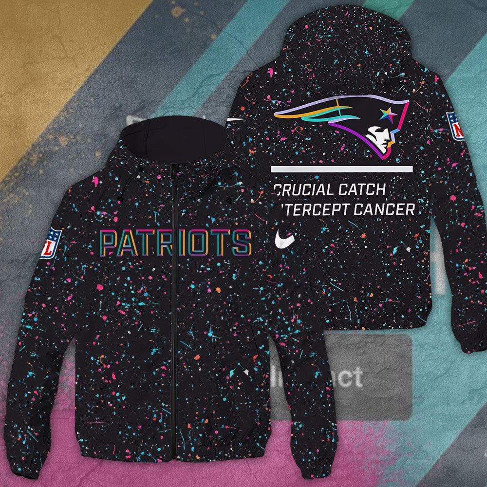 New England Patriots 3D Windbreaker Jacket – TANTN15790