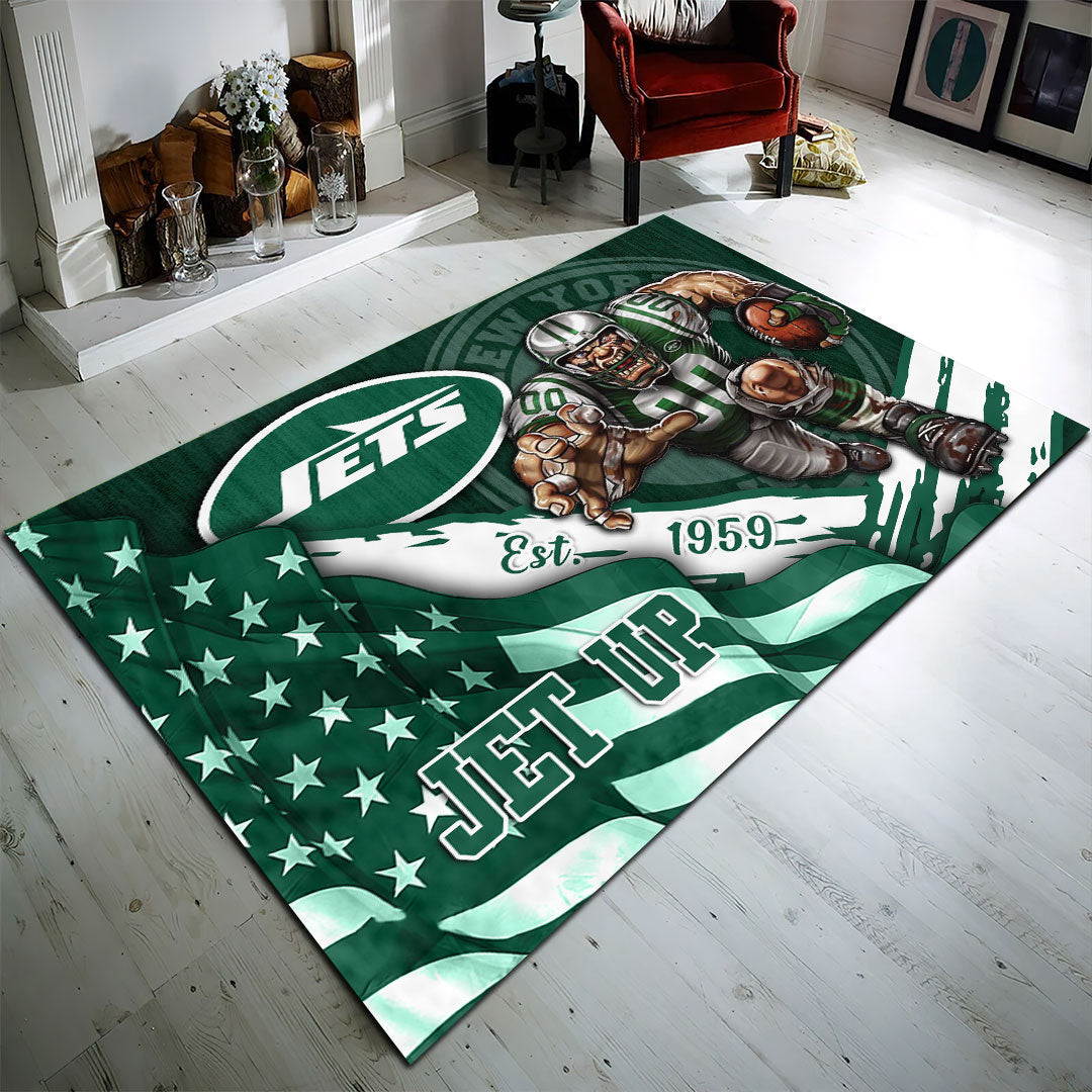 New York Jets Rectangular Rug – HOATT13174