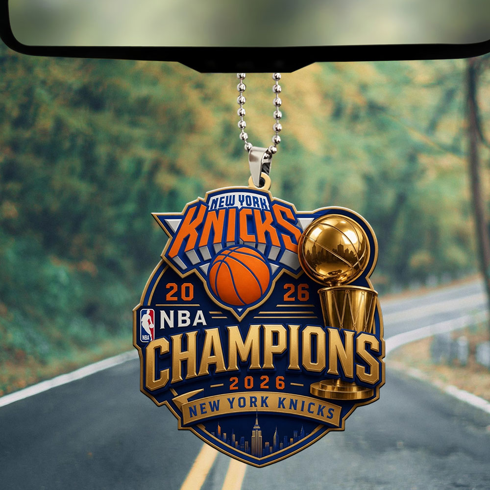 New York Knicks Custom shape 1-sided Acrylic Car Ornament – GNE7095