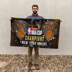 New York Knicks 2025 NBA Champions 3D Double-side House Flag – TANTN19464