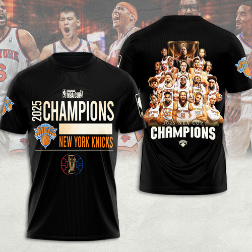 New York Knicks 2025 NBA Cup Champions 3D Apparel – MAITM14108