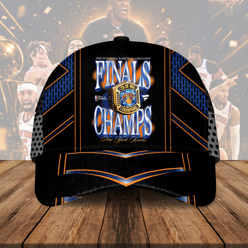 New York Knicks 2026 NBA Finals Champions Classic Cap – HOATT18617