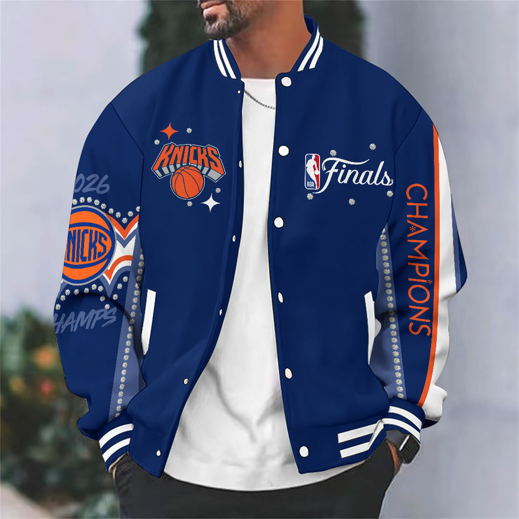 New York Knicks 2026 NBA Finals Champions Varsity Jacket – HOATT19044