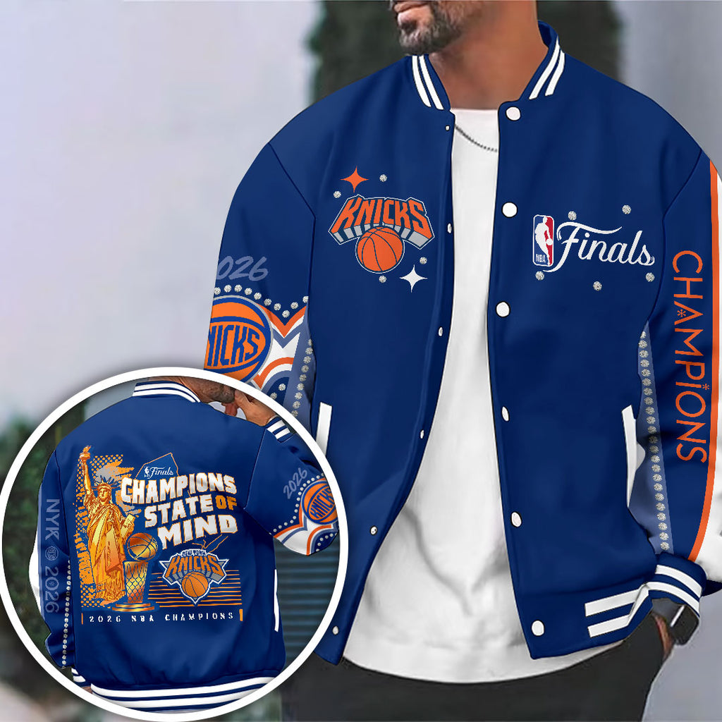 New York Knicks 2026 NBA Finals Champions Varsity Jacket – HOATT19044
