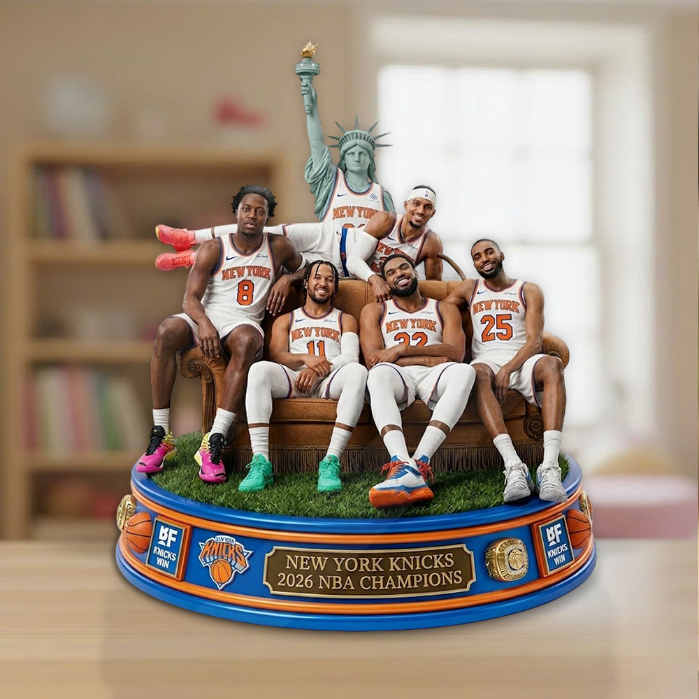 New York Knicks NBA Champions 2026 Custom Shape Acrylic Plaque – TMTHU6991