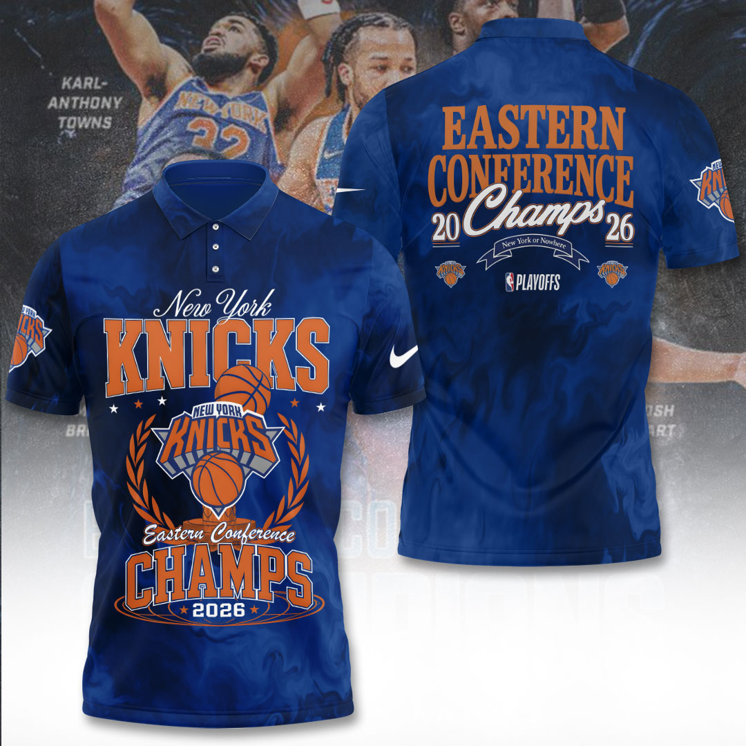 New York Knicks NBA Eastern Conference Champions 2026 3D Apparel – TANTN23190