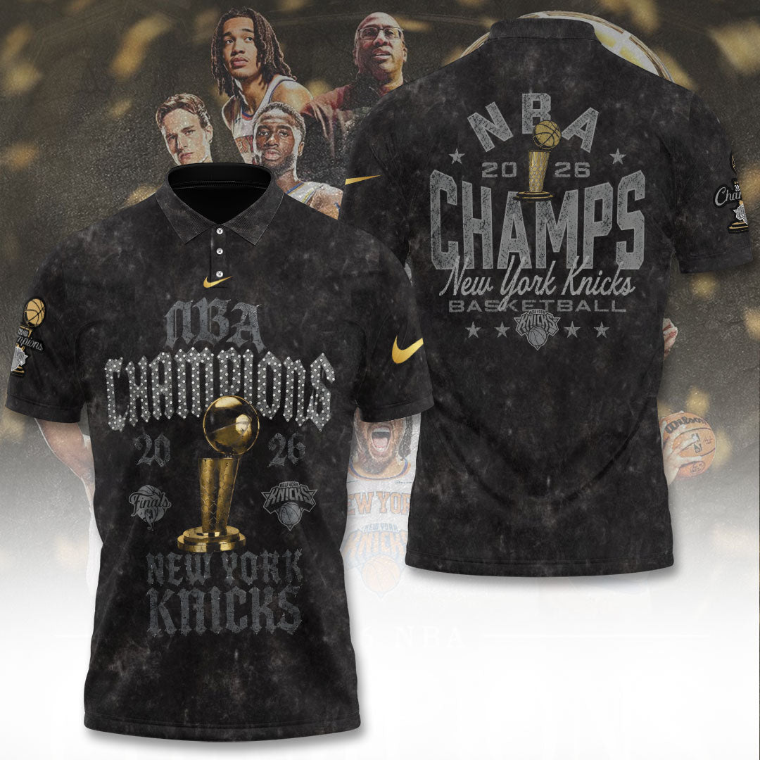 New York Knicks NBA Finals Champions 2026 3D Apparel – TANTN23815