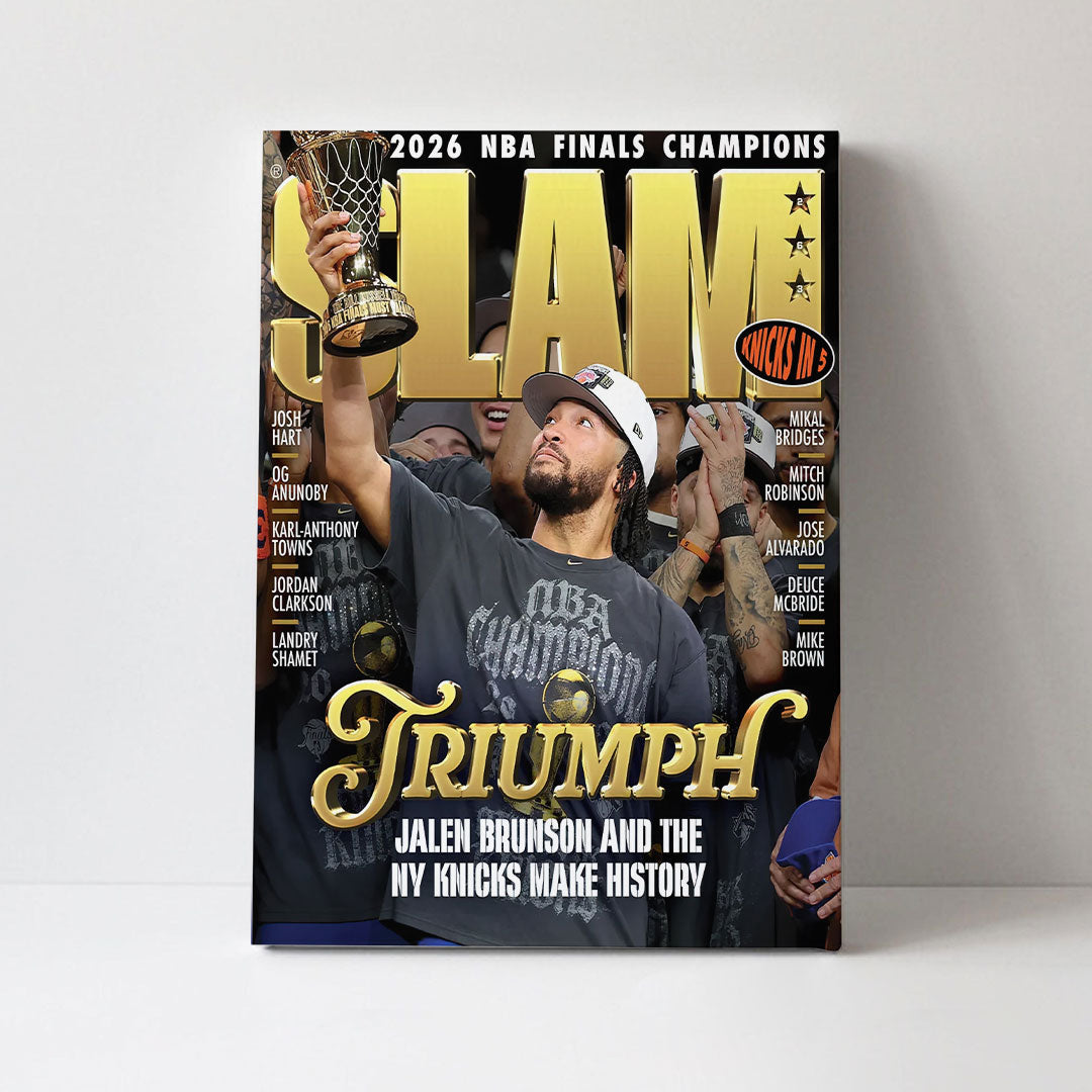 New York Knicks NBA Finals Champions 2026 Rectangle Canvas With Inner Frame – TANTN23760