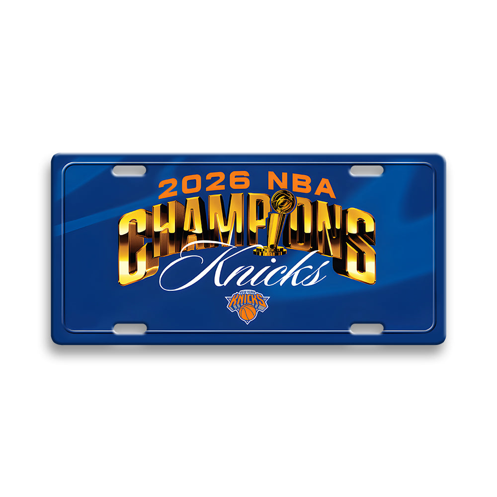 New York Knicks NBA Finals Champions 2026 License Plate – TANTN23710