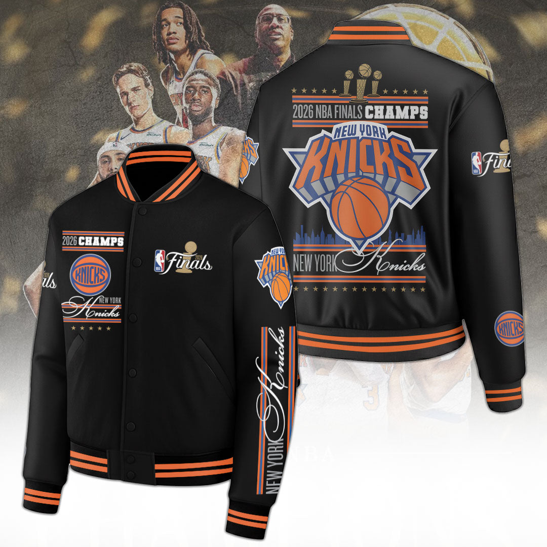 New York Knicks NBA Finals Champions 2026 Varsity Jacket – TANTN23683