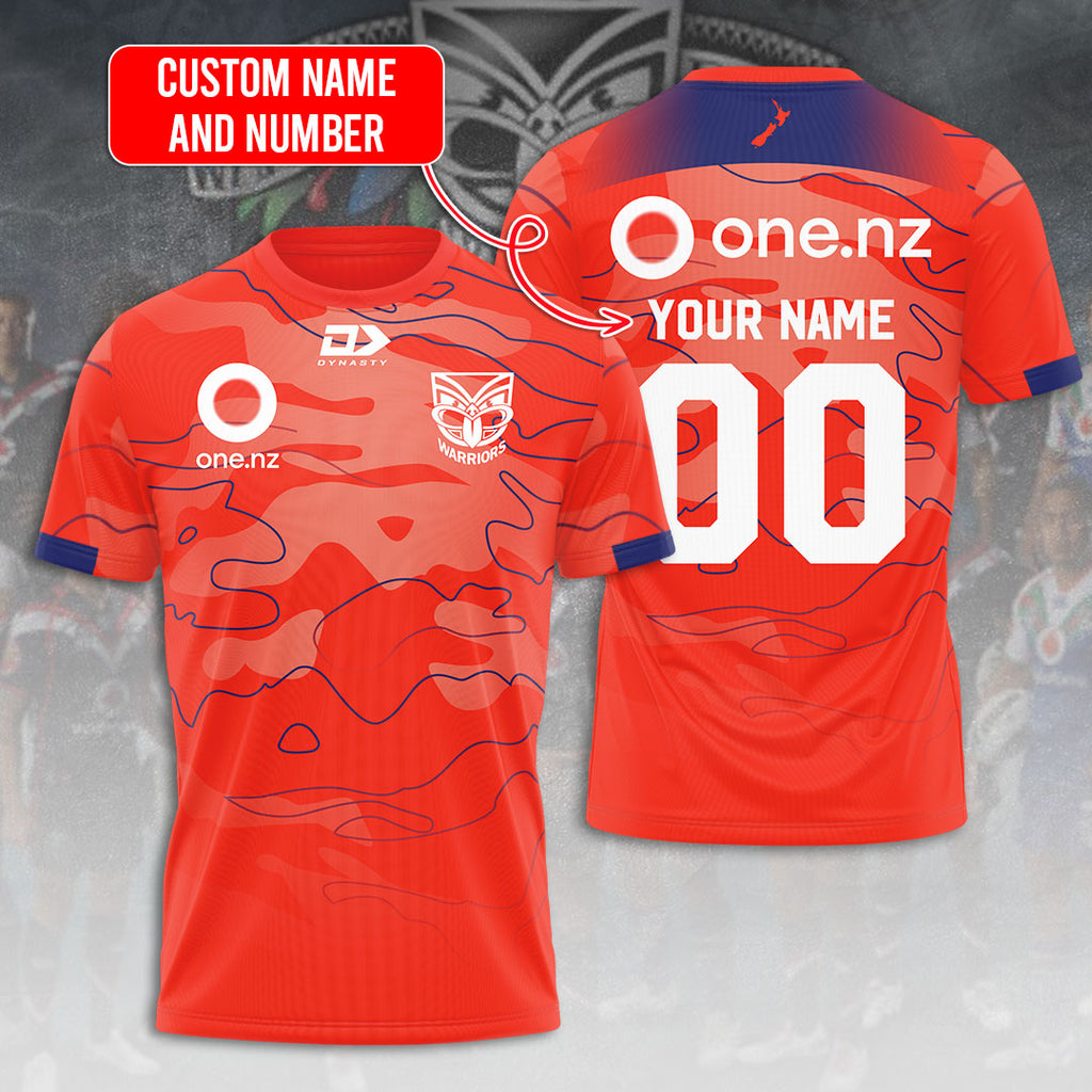 Personalized New Zealand Warriors 3D Apparel – VANDH 2095