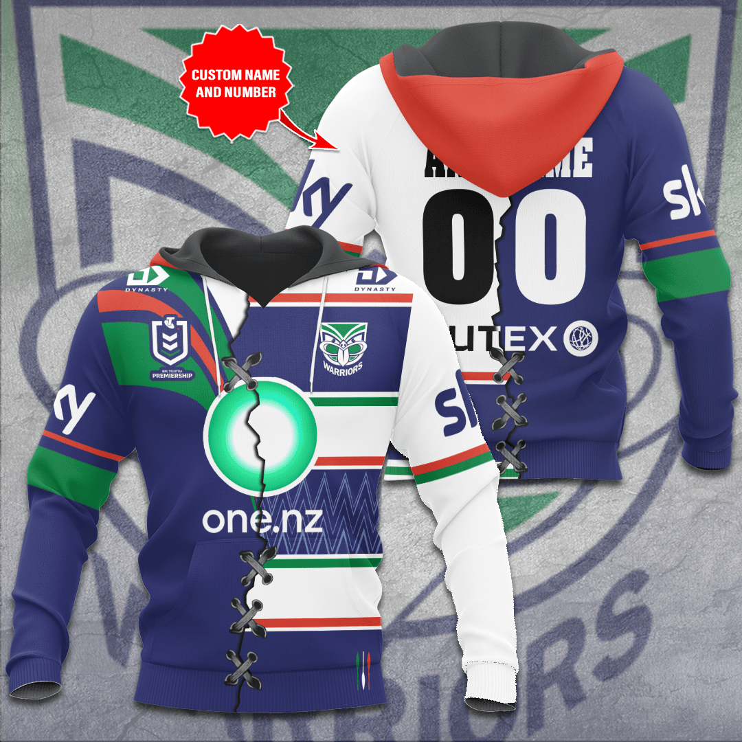 Personalized New Zealand Warriors 3D Apparel – TANTN 4854