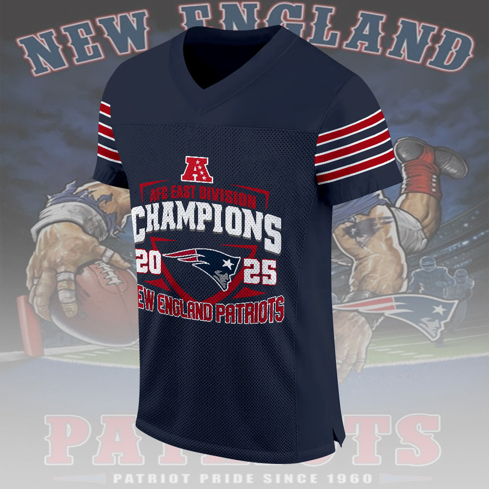 New England Patriots 3D Football Jersey – TMTHU2986