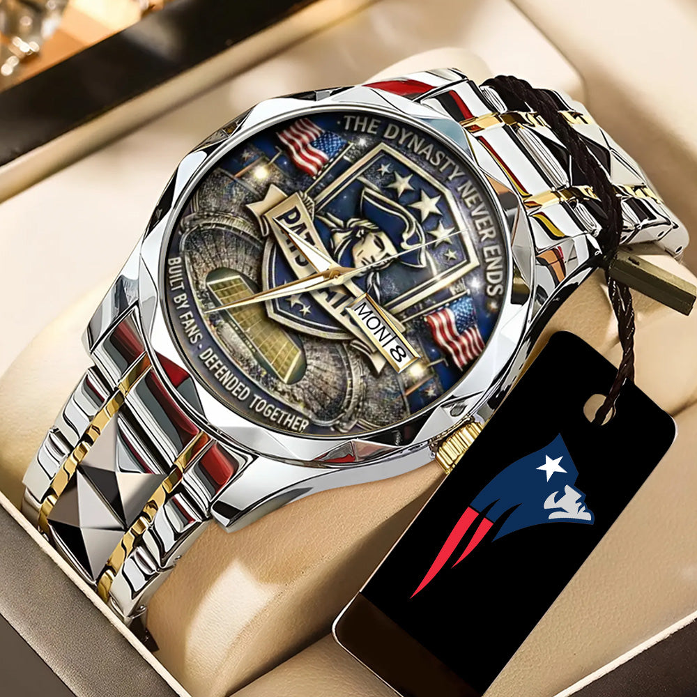 New England Patriots Alloy Luxury Quartz Watch – TANTN20191