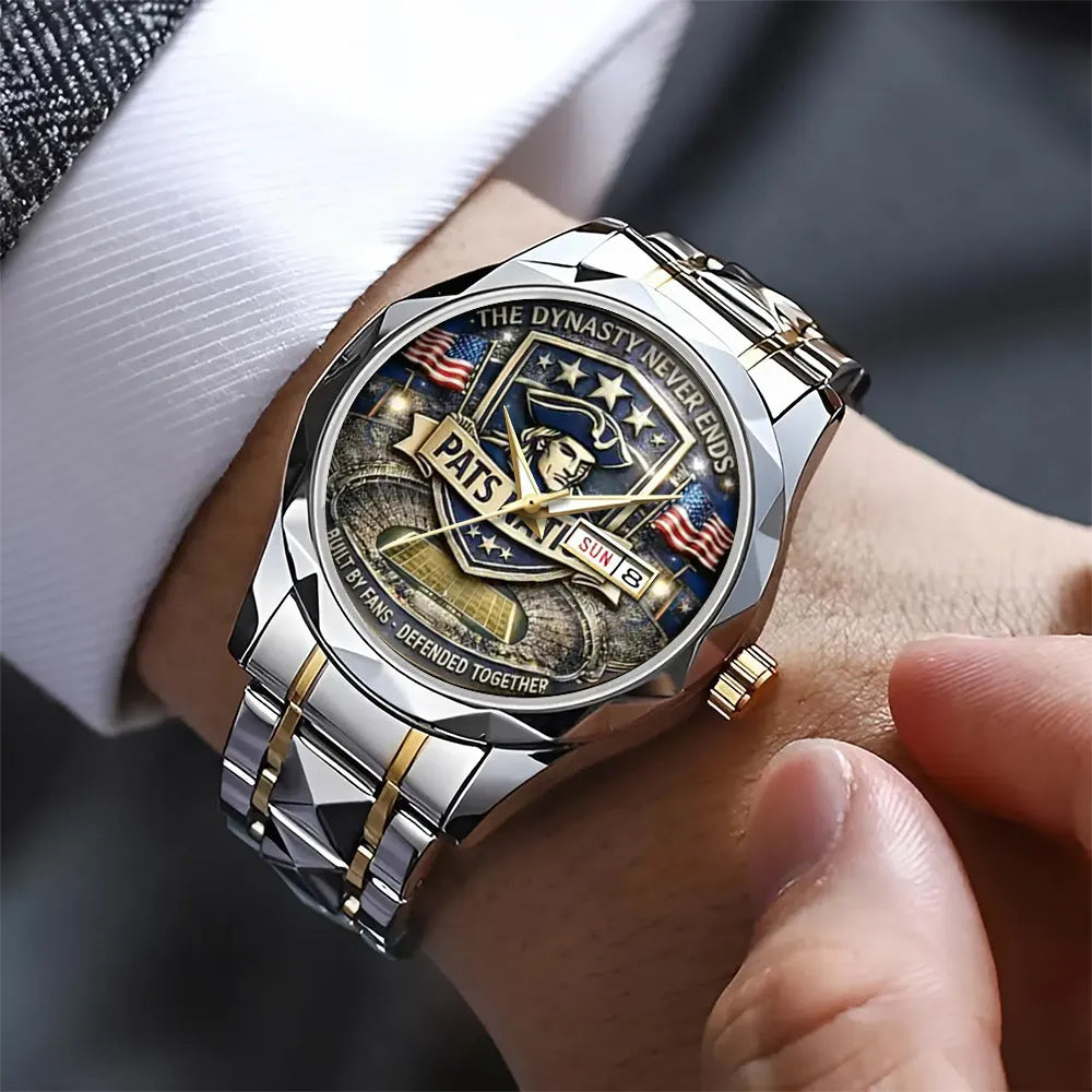 New England Patriots Alloy Luxury Quartz Watch – TANTN20191