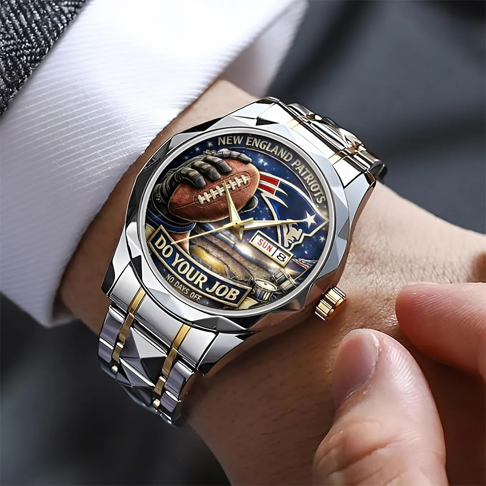 New England Patriots Alloy Luxury Quartz Watch – TANTN20181