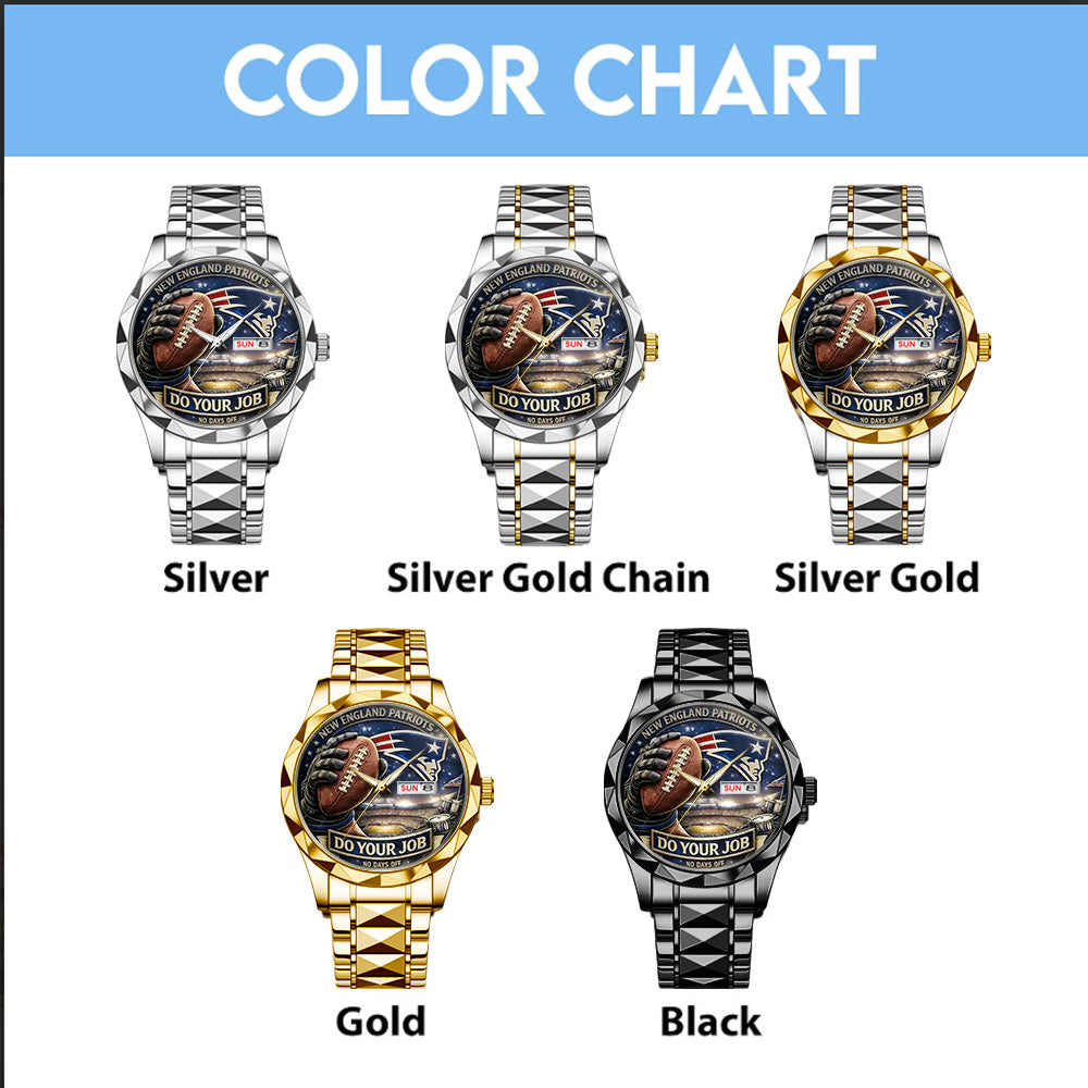New England Patriots Alloy Luxury Quartz Watch – TANTN20181