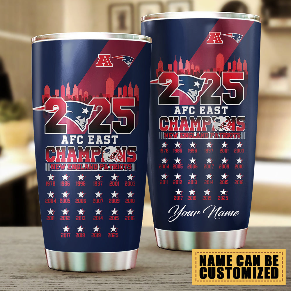 Personallized New England Patriots Tumbler Cup – TMTHU3237