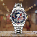 New England Patriots 65th Anniversary 2025 Alloy Luxury Quartz Watch – TMTHU2687