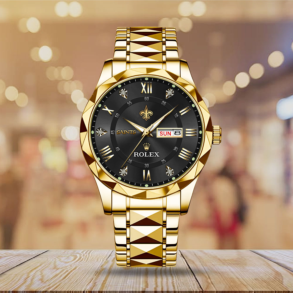 New Orleans Saints x Rolex Alloy Luxury Quartz Watch – MAITM13404
