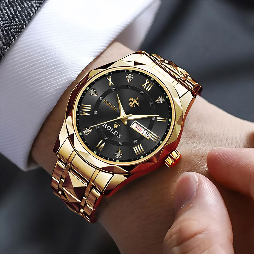 New Orleans Saints x Rolex Alloy Luxury Quartz Watch – MAITM13404