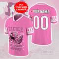 Personalized New York Giants x Breast Cancer Awareness 3D Football Jersey – MAITM13005