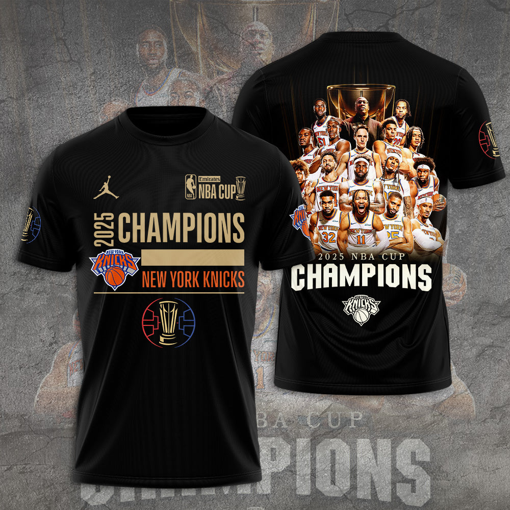 New York Knicks 2025 NBA Champions 3D Apparel – TANTN19456