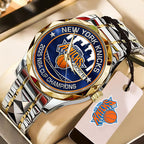 New York Knicks 2025 NBA Cup Champions Alloy Luxury Quartz Watch – TMTHU2719