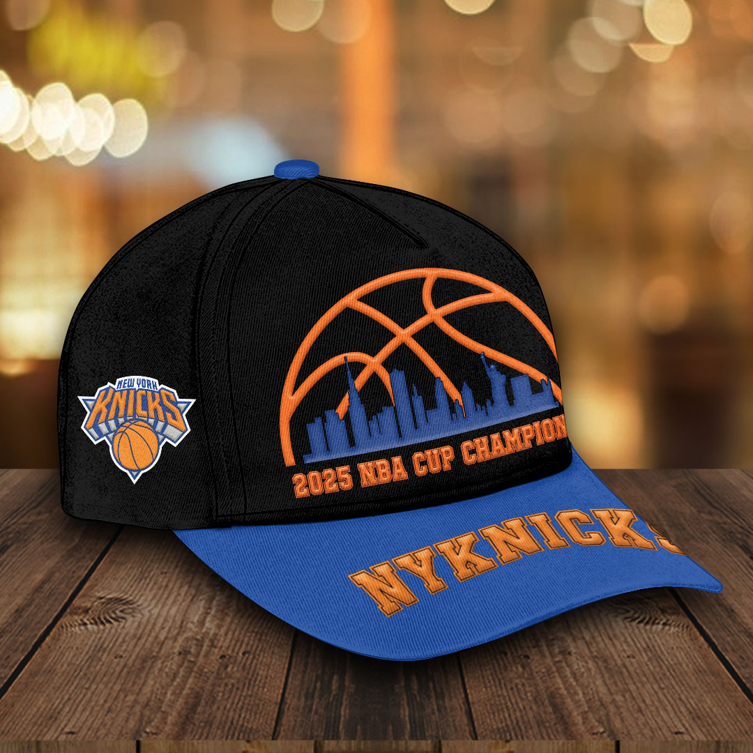 New York Knicks 2025 NBA Cup Champions Classic Cap – TMTHU2711