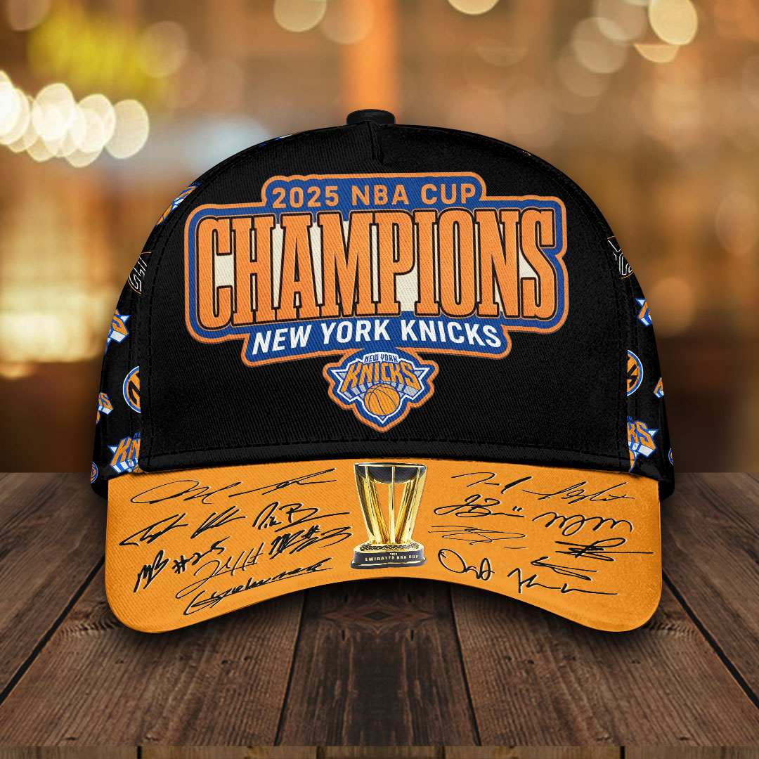 New York Knicks 2025 NBA Cup Champions Classic Cap – TMTHU2722