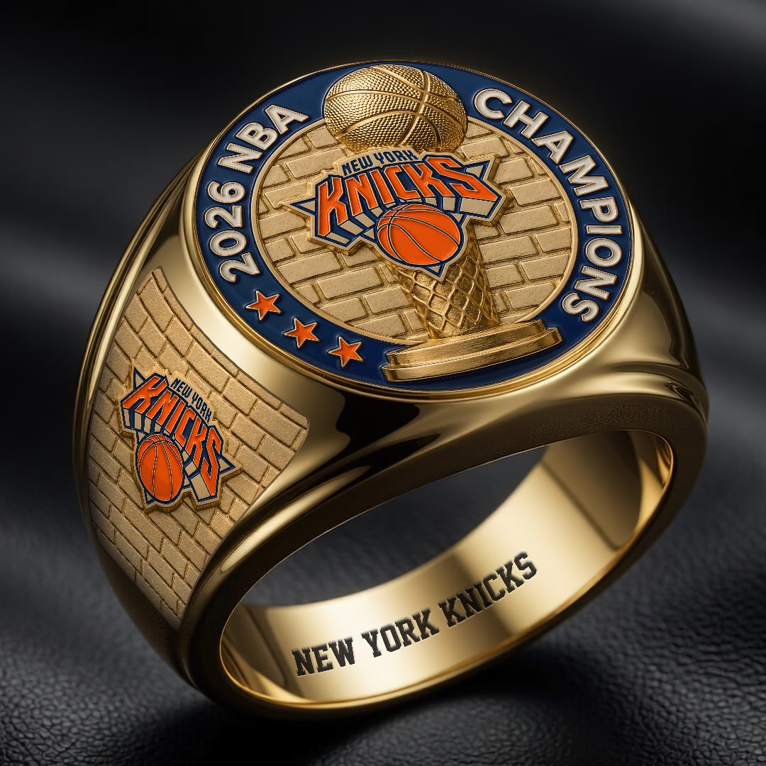 New York Knicks 2026 NBA Finals Champions 3D Engraved Ring – HOATT18959