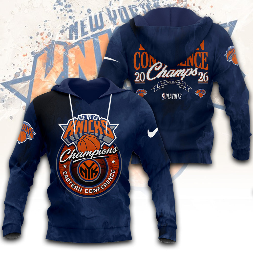 New York Knicks NBA Eastern Conference Champions 2026 3D Apparel – TANTN23189