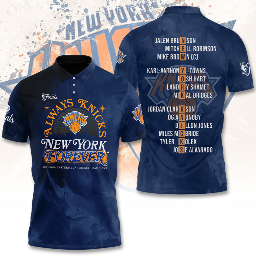 New York Knicks NBA Eastern Conference Champions 2026 3D Apparel – TANTN23194