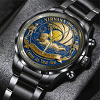 Nirvana x Nevermind 35th Anniversary Black Stainless Steel Watch – TANTN20049