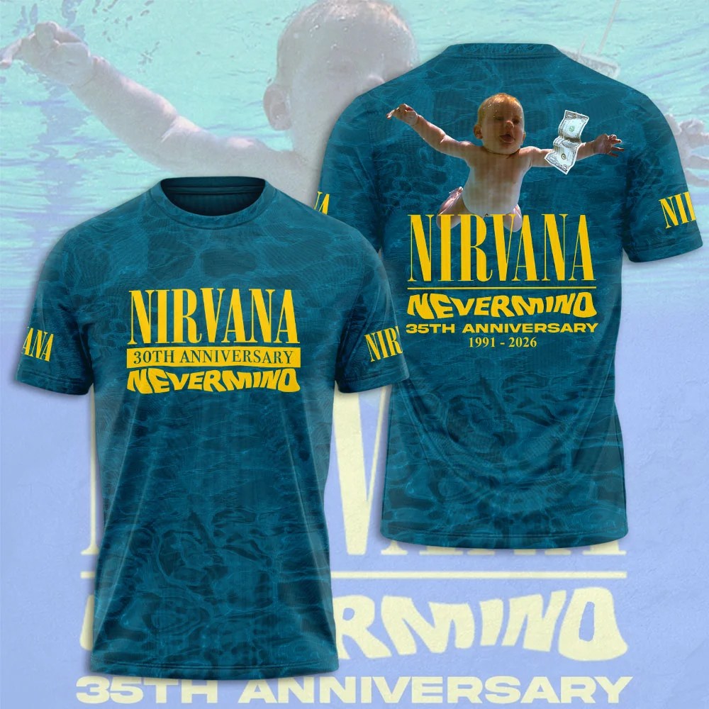 Nirvana Nevermind 35th Anniversary 3D Apparel – GNE8281