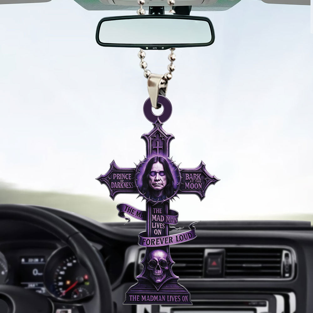 Ozzy Osbourne Custom Shape 1-sided Acrylic Car Ornament – TMTHU 035