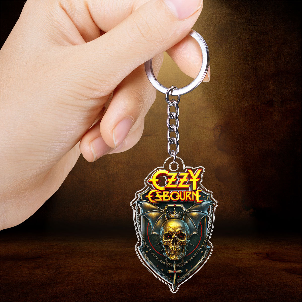 Ozzy Osbourne Custom Shape 1-sided Keychain – TMTHU 382