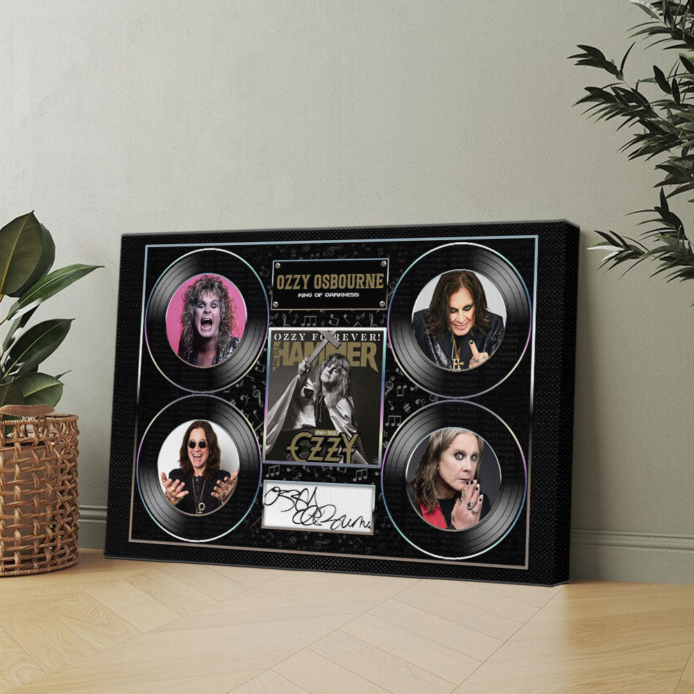 Ozzy Osbourne Rectangle Canvas With Inner Frame – TMTHU991