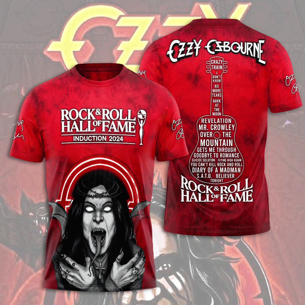 Ozzy Osbourne 3D Apparel – TMTHU 077