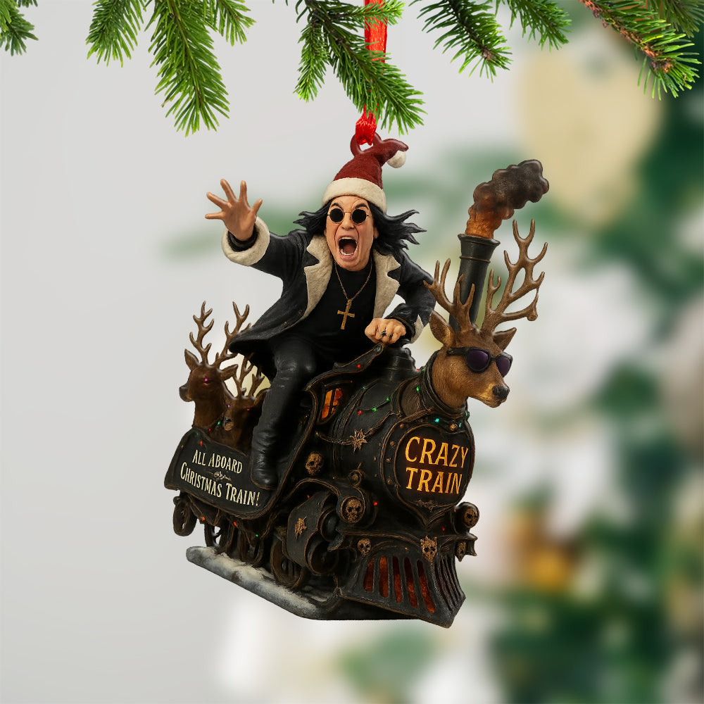 Ozzy Osbourne Custom Shape 2-side Printed Acrylic Ornament – TMTHU674