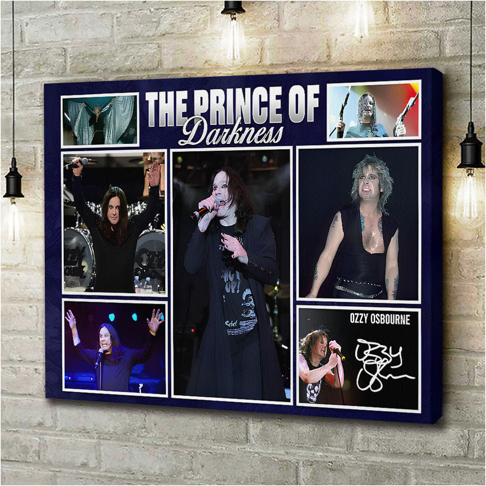Ozzy Osbourne Rectangle Canvas With Inner Frame – TMTHU1016