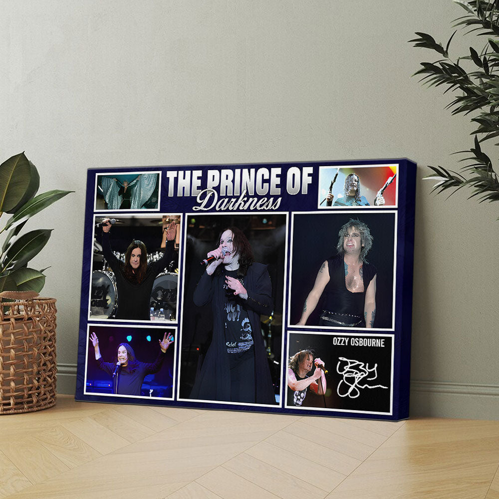 Ozzy Osbourne Rectangle Canvas With Inner Frame – TMTHU1016
