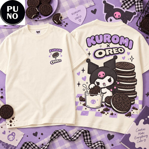 Official Kuromi x Oreo Cookie Graphic 2026 T-Shirt