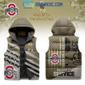 Ohio State Buckeyes Salute To Service Sleeveless Puffer Jacket
