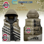 Ohio State Buckeyes Salute To Service Sleeveless Puffer Jacket