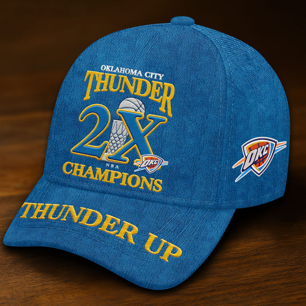 Oklahoma City Thunder 2025 NBA Champions Classic Cap – HOATT 11928