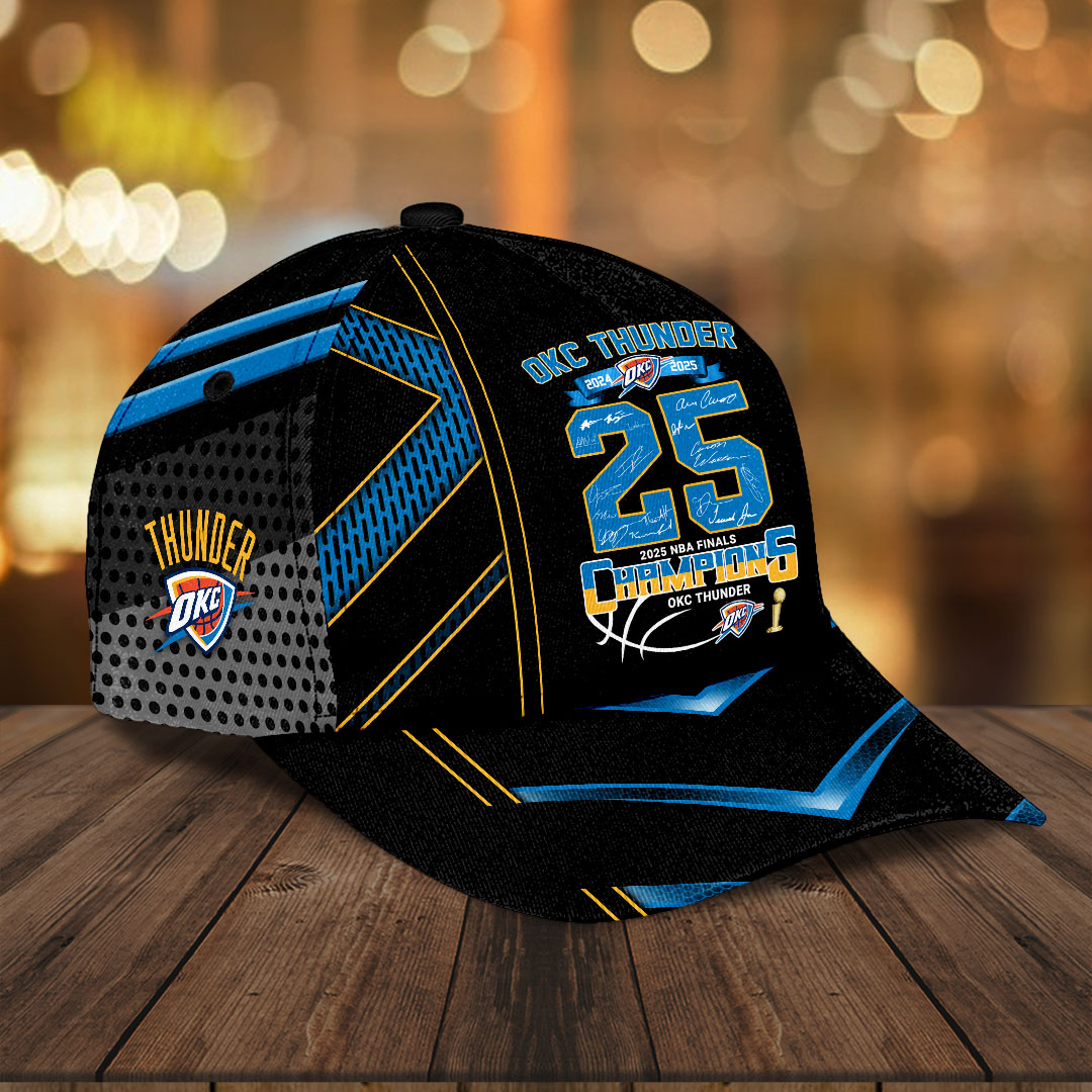 Oklahoma City Thunder 2025 NBA Champions Classic Cap – HOATT 11370