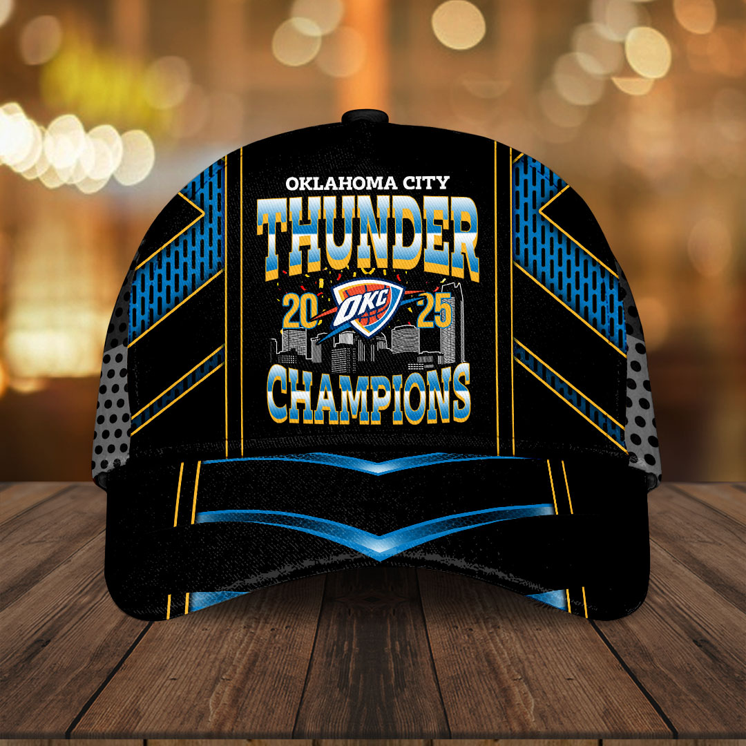Oklahoma City Thunder 2025 NBA Champions Classic Cap – HOATT 11449
