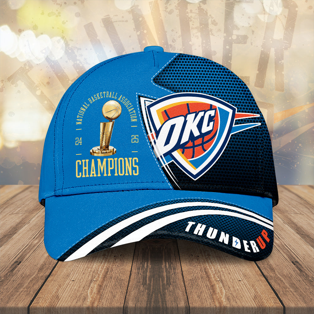 Oklahoma City Thunder 2025 NBA Champions Classic Cap – MAITM 11901